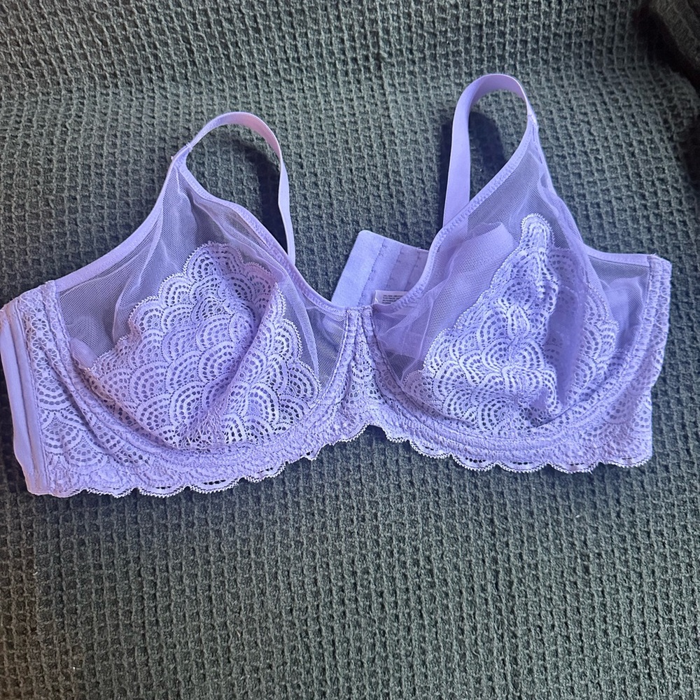 Hsia Mermaid Delicate Lace Lavender Bra